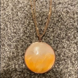 long rose gold necklace